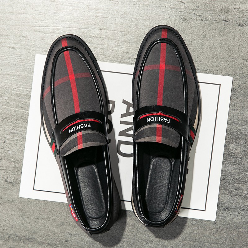 Giày vải da thời trang thanh lịch sang trọng cho nam