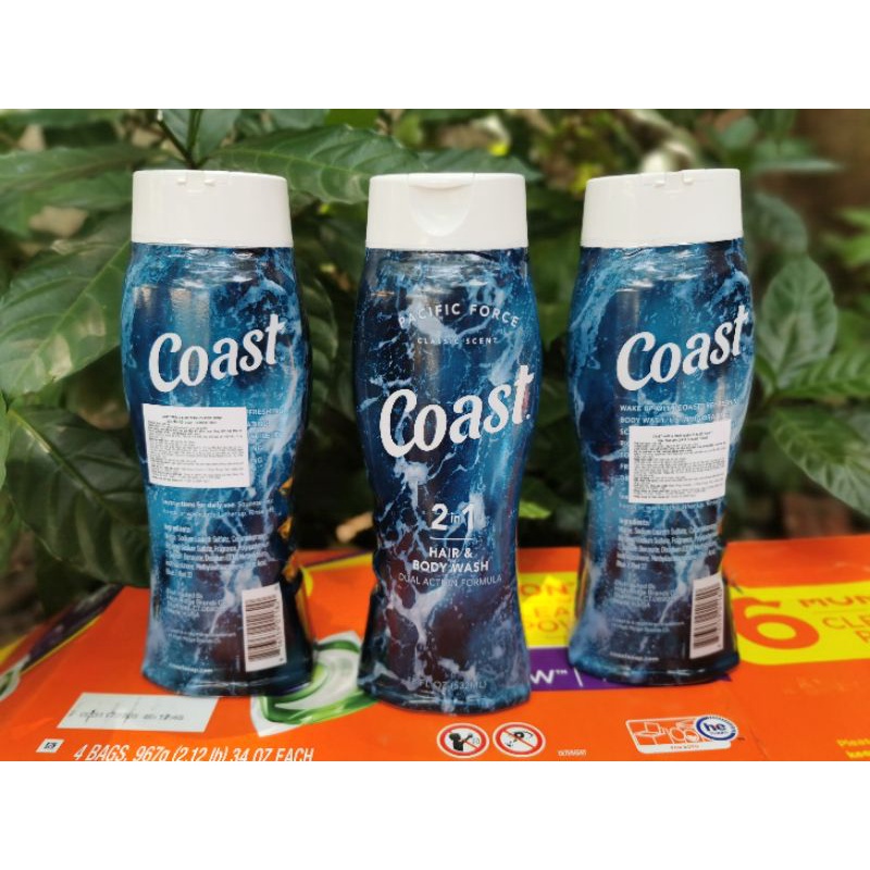 Sữa tắm gội Coast 532ml nhập Mỹ