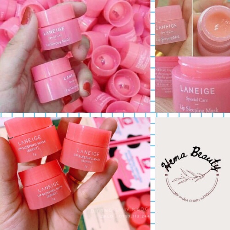 Mặt nạ ngủ môi Laneige Hương quả mọng Mini 3g. [Lip Sleeping Mák (Berry)]. | BigBuy360 - bigbuy360.vn