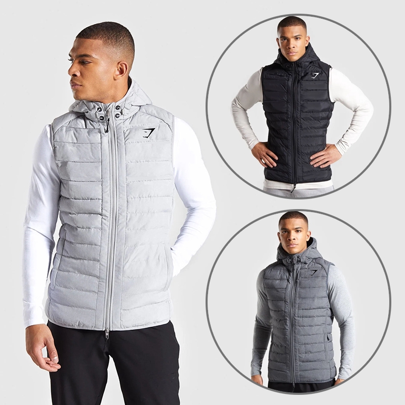 Áo Khoác Hoodie Không Tay Cho Nam