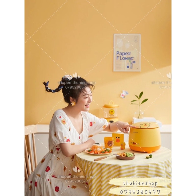 Joyoung / Nồi cơm vịt vàng Sally gấu Brown dung tích 1.5L / BH 12 tháng / Hàng chính hãng | BigBuy360 - bigbuy360.vn
