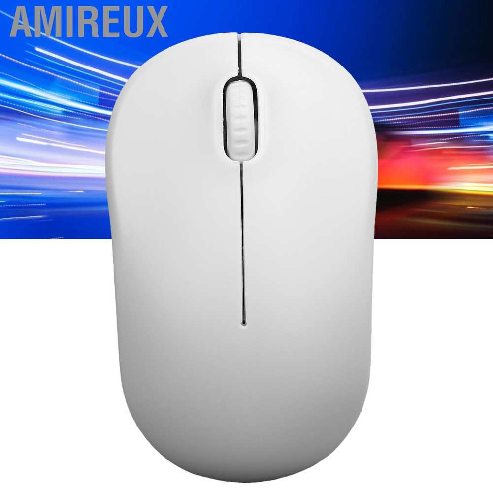 Amireux Wireless Mouse Notebook Desktop Universal 1000DPI Computer External Device with Receiver