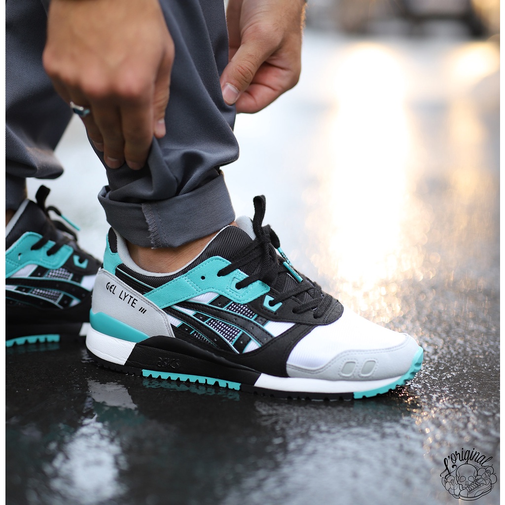 Giày Asics Gel-Lyte III OG - '' White/Black Teal ''