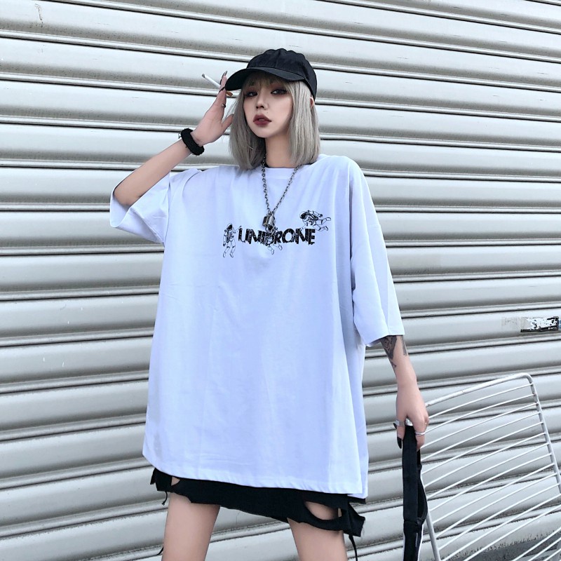 Áo thun tay lỡ Unisex Yinxx, áo phông form rộng ( V53 )