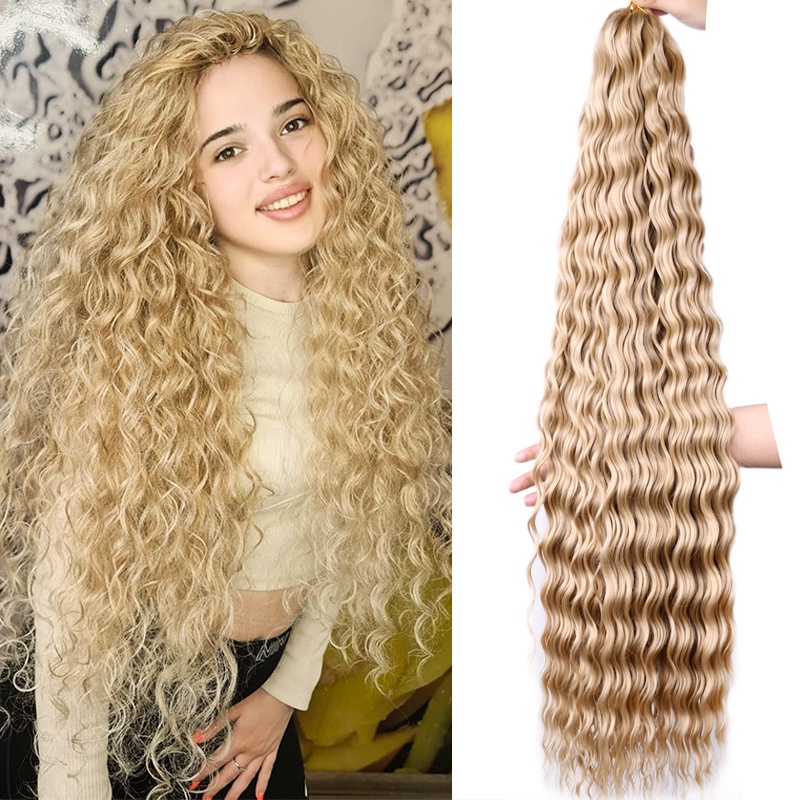Tóc Giả Loại Dài 32" Màu Ombre Uốn Xoăn Thời Trang Cho Nữ