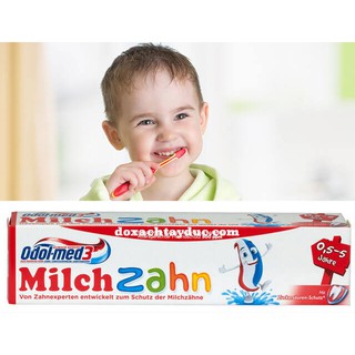 KEM ĐÁNH RĂNG TRẺ EM ODOL-MED MILCHZAHN CHO TRẺ TỪ 0.5 TUỔI-5 TUỔI- HÀNG ĐỨC