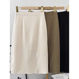 Chân Váy Chữ A Xẻ Trước 70 Chân Váy Công sở Dáng Dài Trẻ Trung Susuclothing
