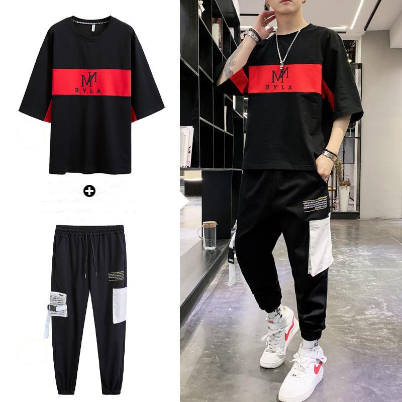 Bộ Quần Áo Thun Nam Thể Thao Ngắn Tay NM AJYE Kết Hợp Quần Jogger Túi Hộp SEPTEMBERGIRL1989 SET NAM 90000108C