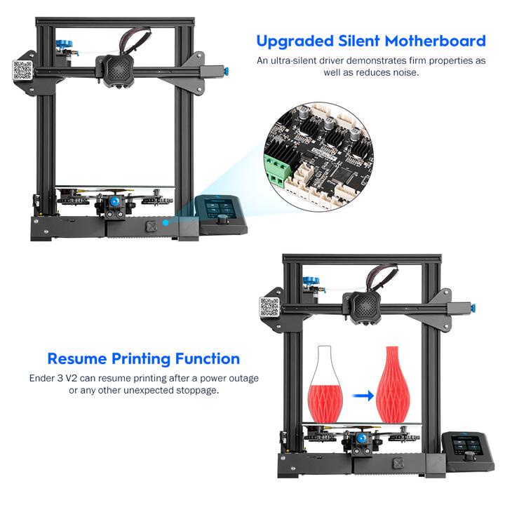 Máy in 3D Creality Ender-3 V2 khổ in 220*220*250mm (Chính Hãng) | BigBuy360 - bigbuy360.vn