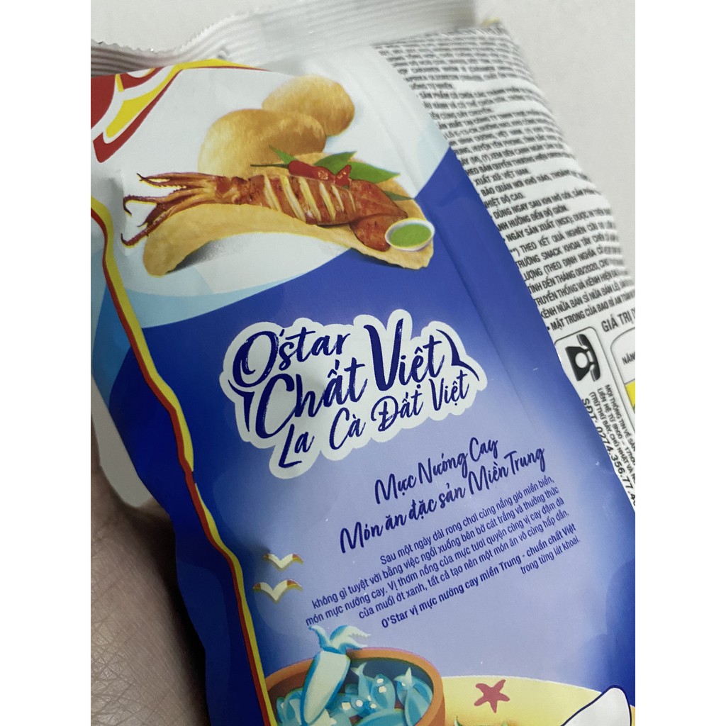 O'star 3 miền vị mực nướng cay miền Trung 32g