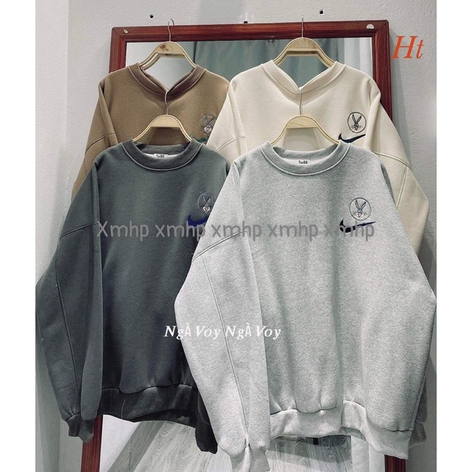 Áo swearter nỉ cotton phẩy thỏ logo H2A744