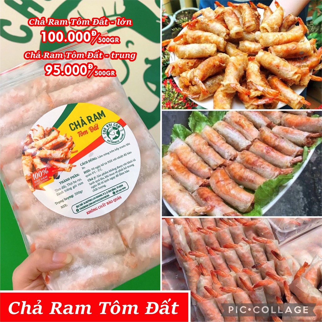 Chả Ram Tôm Đất Bình Định 🦞 (Loại Đặc Biệt) [Ship siêu tốc 1h]