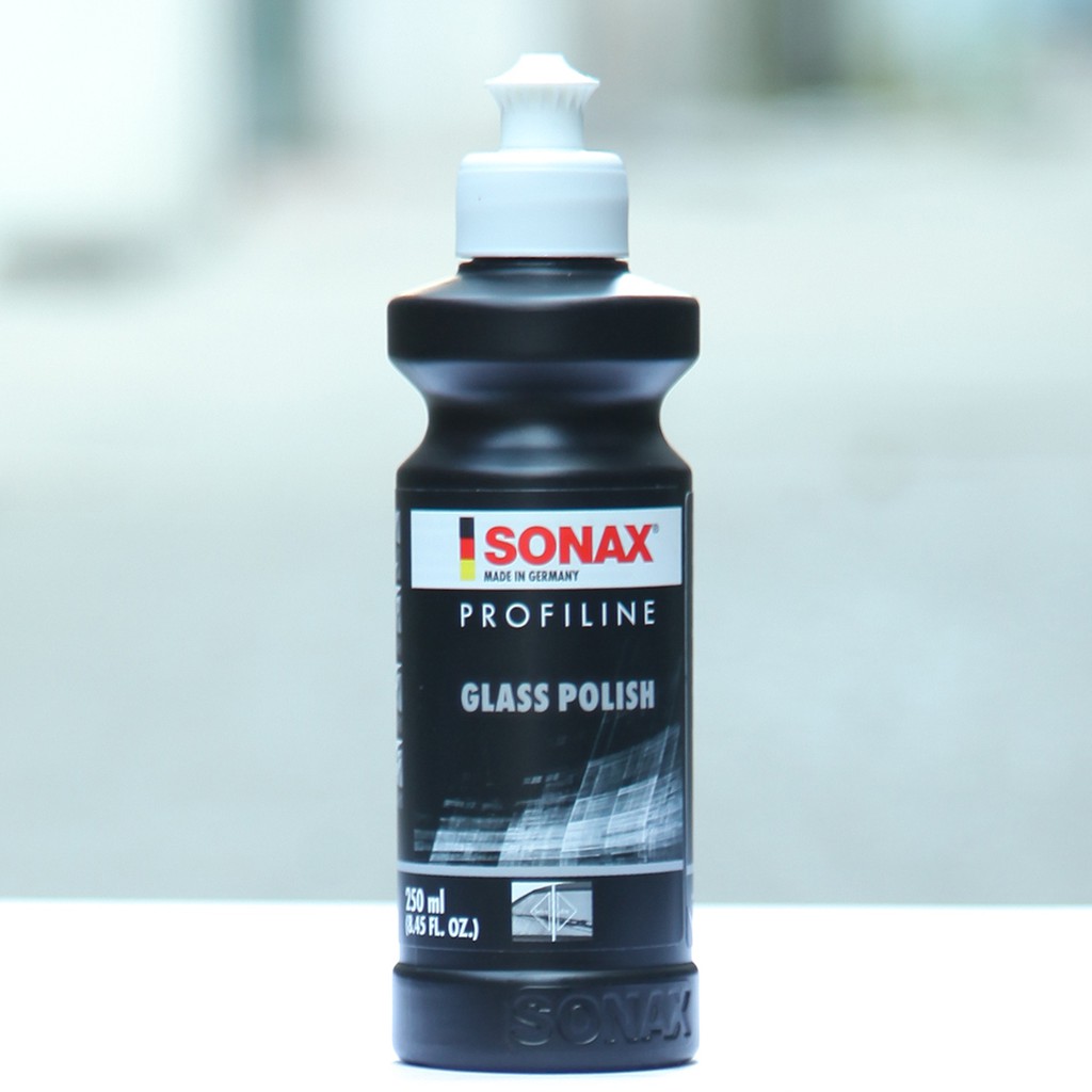 Đánh Bóng, Xóa Xước, Loại Bỏ Vết Ố Kính Sonax ProfiLine Glass Polish 250ml Dùng Máy