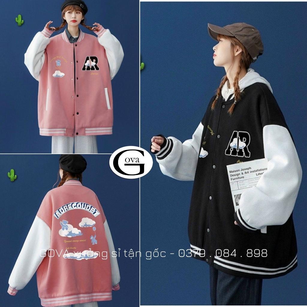 Áo Khoác Nỉ ADRFCOUDET Nam Nữ Form Bomber Vải Nỉ Hình In Đẹp GOVA