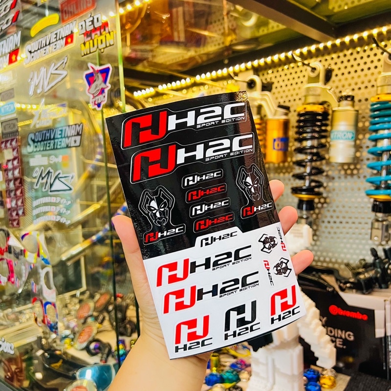 Tem Decal Set Sticker H2C ✌