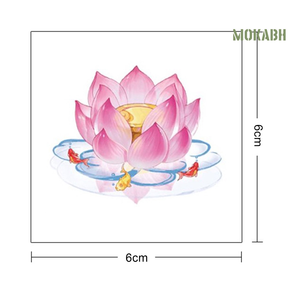 Hình Xăm Dán Tạm Thời Họa Tiết Hoa Chống Thấm Nước Lâu Trôi