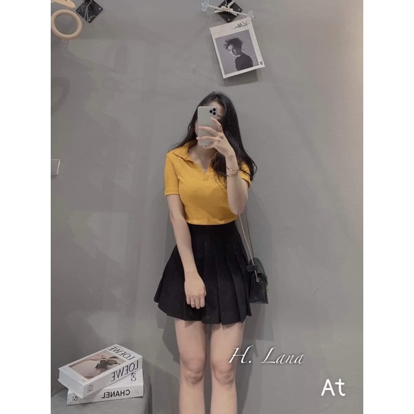 Rẻ vô địch chân váy tenis kèm quần trong chất tuyết mưa