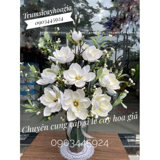 Hoả tốc Hoa Mộc Lan Xốp Cao Cấp cao 130cm Sỉ - Hoa Giả