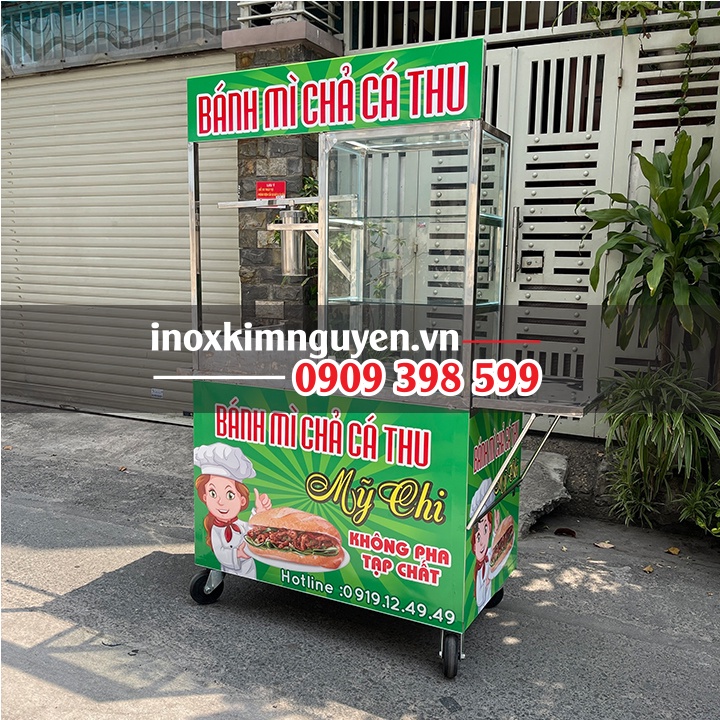 Xe bánh mì chả cá 1M SP0028