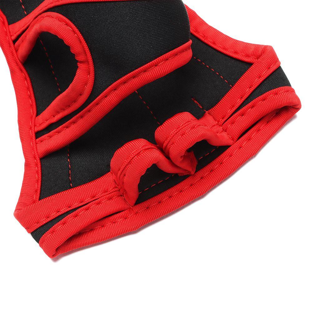 JUNE Găng Tay Hở Ngón Chống Trượt Hỗ Trợ Nâng Tạ