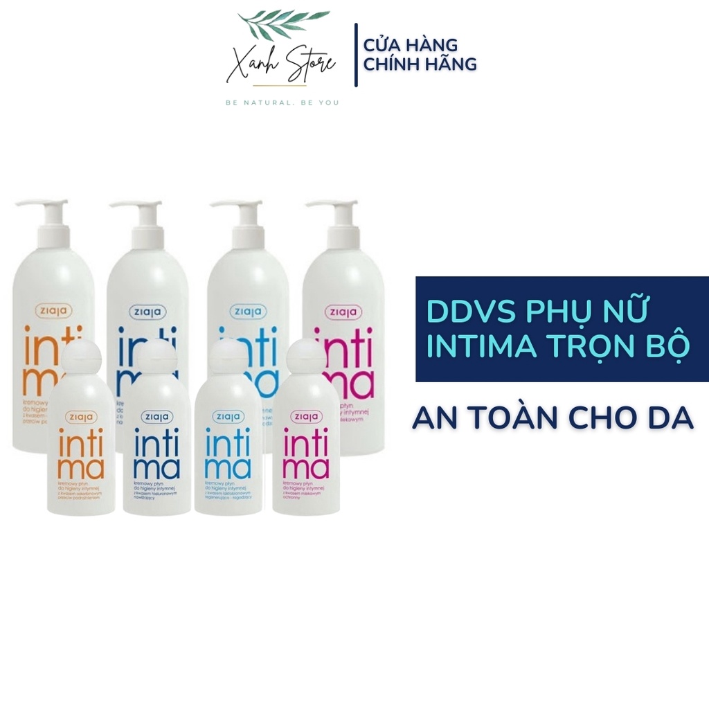 Dung Dịch Vệ Sinh Phụ Nữ Intima Ziaja Se Khít Vùng Kín Khí Hư Ngứa Rát Cấp Ẩm Gel Vệ Sinh DDVS BVS 200  500ml Chính Hãng