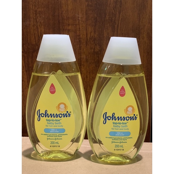 Sữa tắm gội toàn thân Jonhson's Baby 200ml