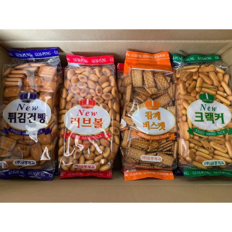 Combo 5 gói bánh quy lúa mạch Hàn Quốc 250g