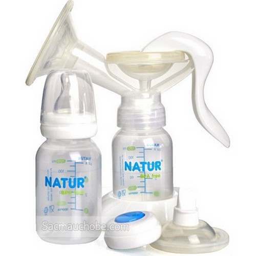 Máy hút sữa cầm tay Natur nhập khẩu Thái Lan ( tặng 10 túi trữ sữa Natur 240ml )