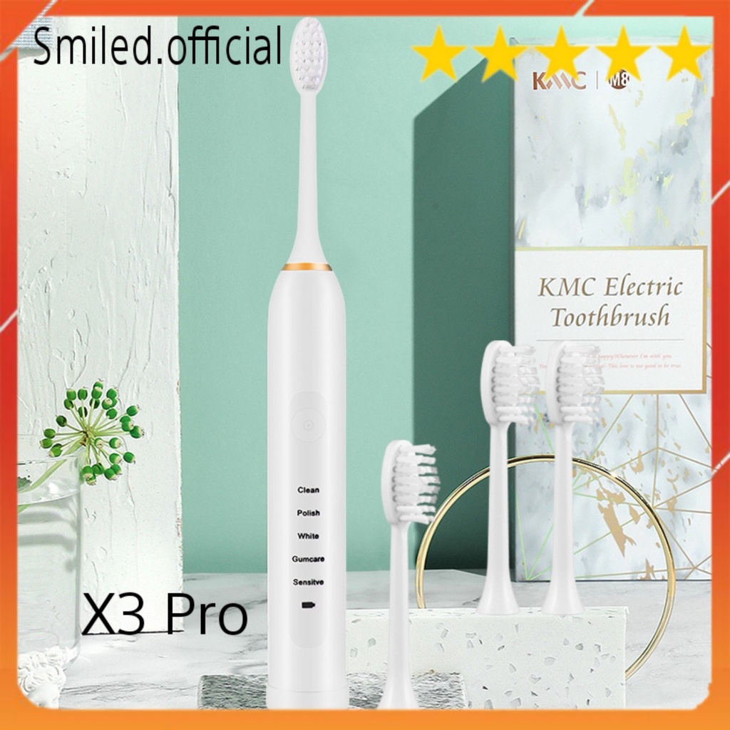 Bàn chải điện đánh răng SONIC X3 PRO cao cấp nhập khẩu chính hãng