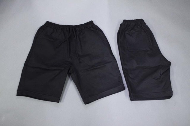 Quần short kaki unisex HOMIES lưng thun cạp chun | BigBuy360 - bigbuy360.vn