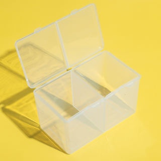 Hộp Đựng Giấy Lau Gel 2 Ngăn - Hộp 2 Ngăn Đựng Phụ Kiện Nail - Hộp nhựa đựng