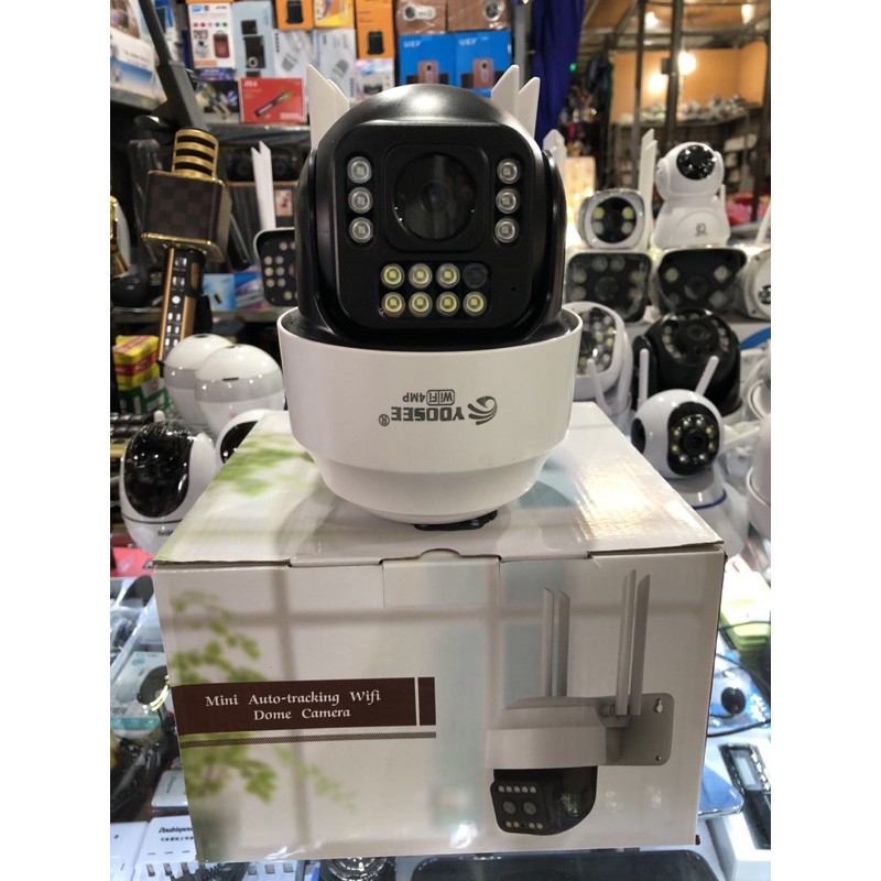 [HOT 2021]Camera IP Wifi Ngoài trời Yoosee PTZ 4Mpx 4 Râu FullHD 1080P 7 LED trợ sáng, 6LED hồng ngoại, hỗ trợ xoay 360 | BigBuy360 - bigbuy360.vn