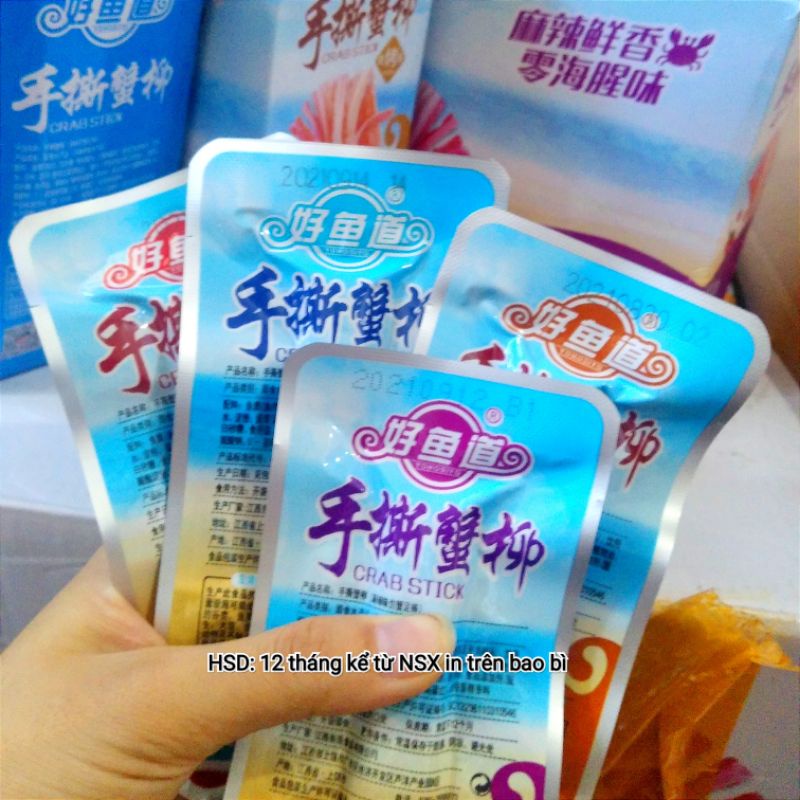 (Kho sỉ) THANH CUA SỐT CAY/ không cay ăn liền - Thanh Cua Cay Tẩm Vị - Đồ ăn vặt nội địa [saleofffood] - ăn vặt | BigBuy360 - bigbuy360.vn
