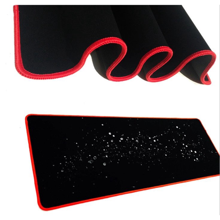 Miếng lót chuột full bàn phím game thủ bo viền siêu dày,đế cao su chống trượt, di chuột êm ái