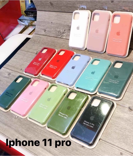 Ốp Chống Bẩn Logo Táo Cho iPhone 6/6s/6s Plus - 7/8/7 Plus/8 Plus - X/Xs/Xs Max - 11/11 Pro/11 Pro Max Đủ 15 Màu | BigBuy360 - bigbuy360.vn