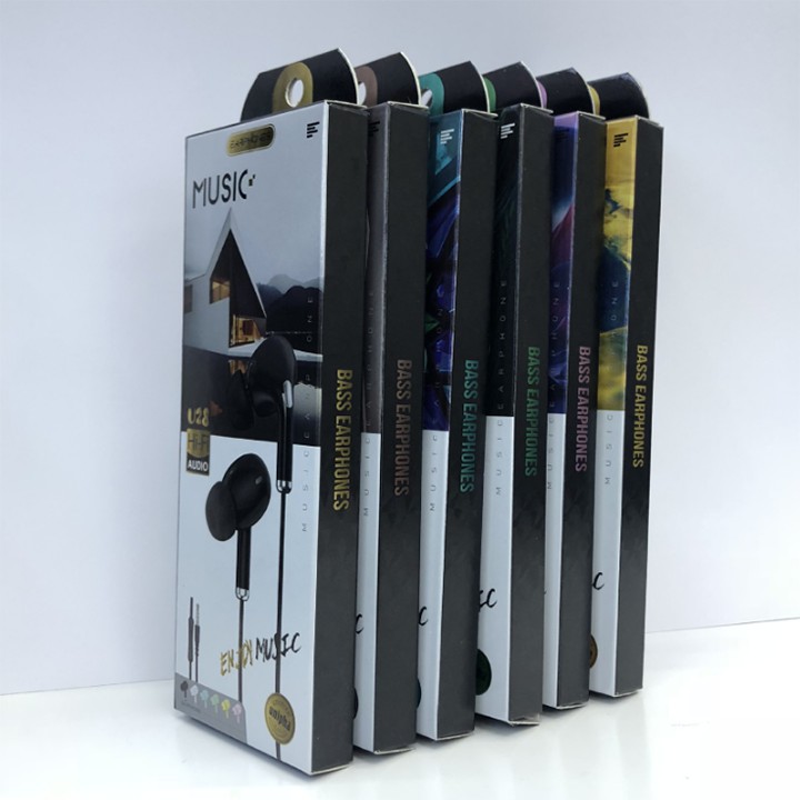 Tai nghe điện thoại nhét tai in-ear mic Hifi U28 Y3 gaming bass ấm jack 3.5mm youngcityshop 30.000