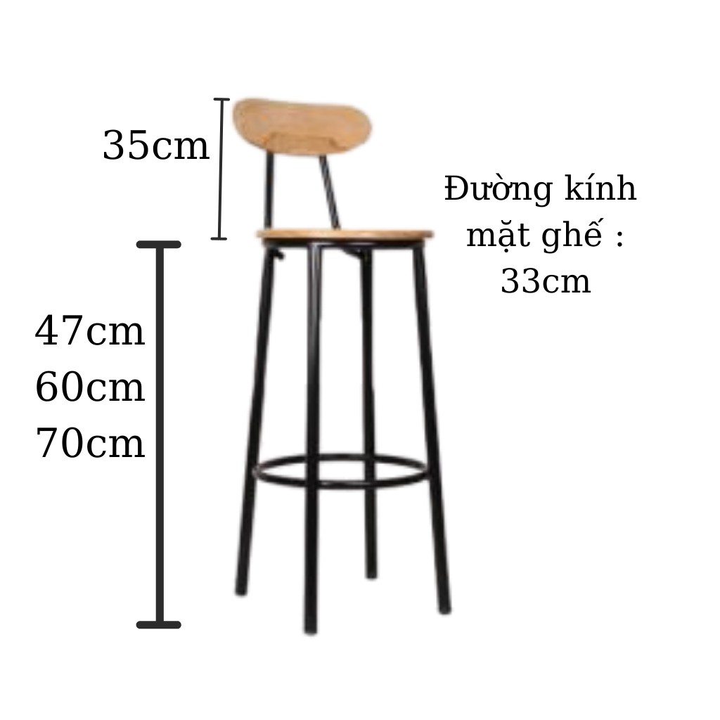 GHẾ QUÂY BARCho QUÁN CAFE,NHÀ HÀNG - TONY BON