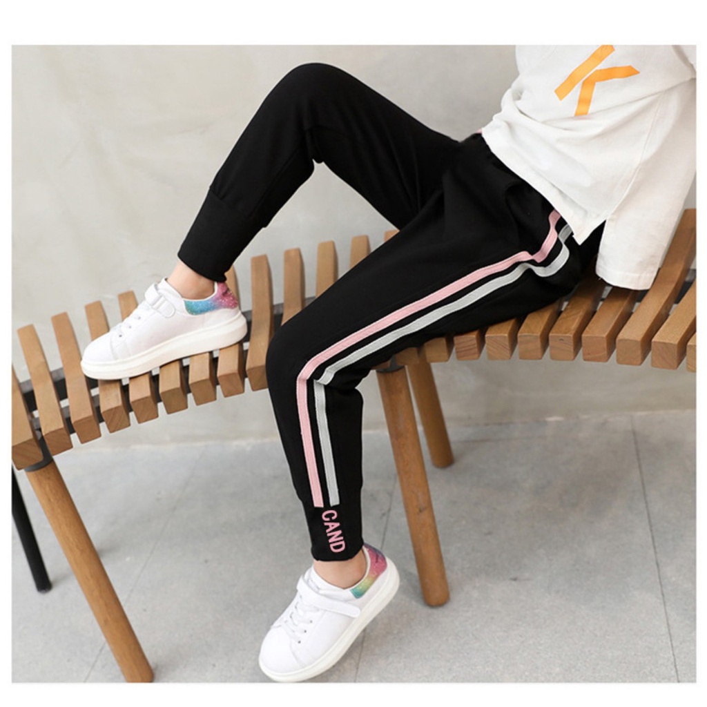 Quần nỉ trẻ em 14-45kg dành cho bé gái THANH THỊNH mẫu CAND. Hàng may kỹ, chất vải đẹp. MA67