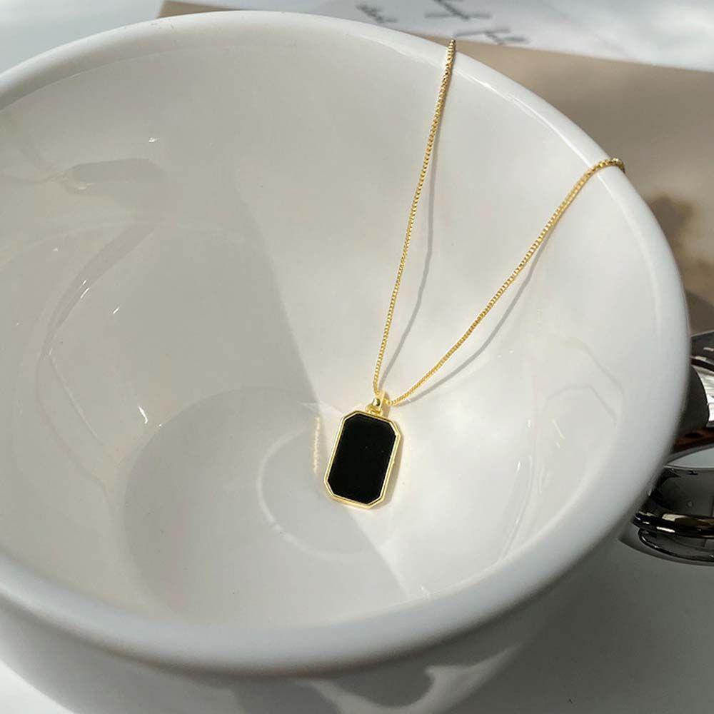 MXGOODS Vòng cổ Mặt Vuông Phong Cách Hàn Quốc Thời Trang Cho Nữ