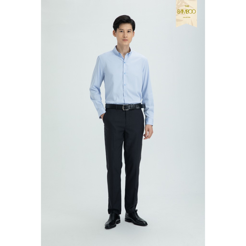 Áo sơ mi kẻ tay dài nam IVY moda MS 17E2816