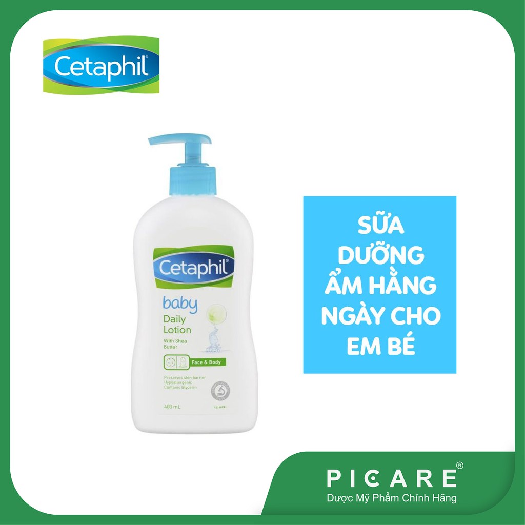 Sữa dưỡng ẩm hằng ngày cho da bé Cetaphil Baby Daily Lotion 400ml