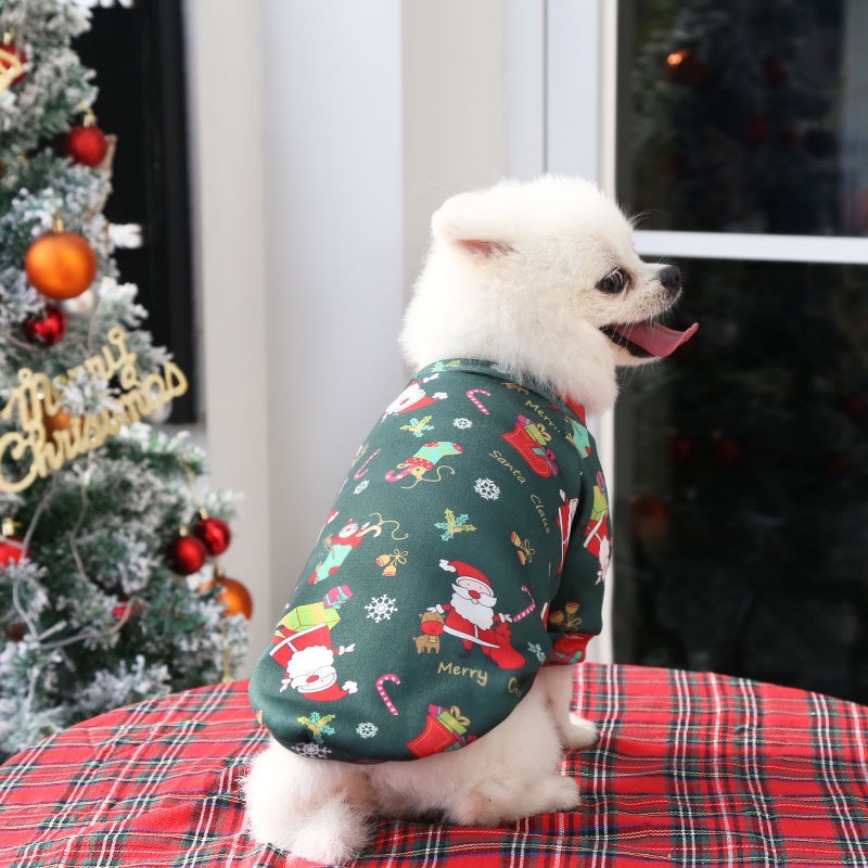 Áo Thu Đông Giáng Sinh Cho Thú Cưng Cỡ Vừa Và Lớn