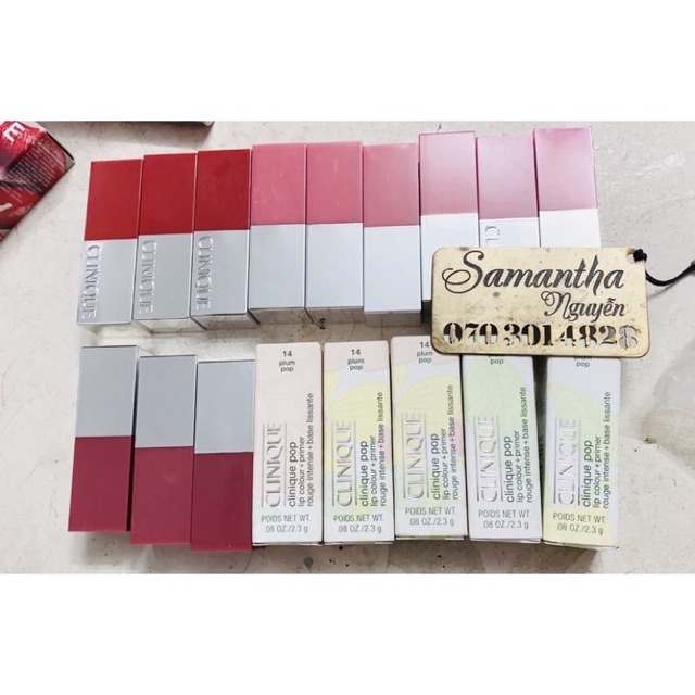 SALE23 - son môi mini tách lẻ Clinique POP