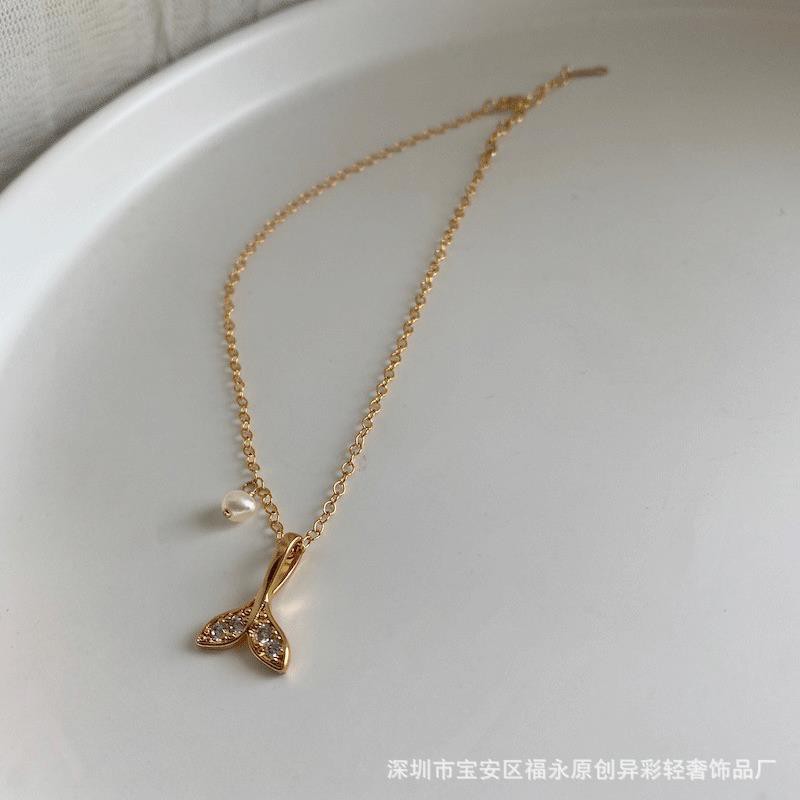 Lắc Chân Mạ Vàng 14k Đính Ngọc Trai Thời Trang Mùa Hè Cho Nữ