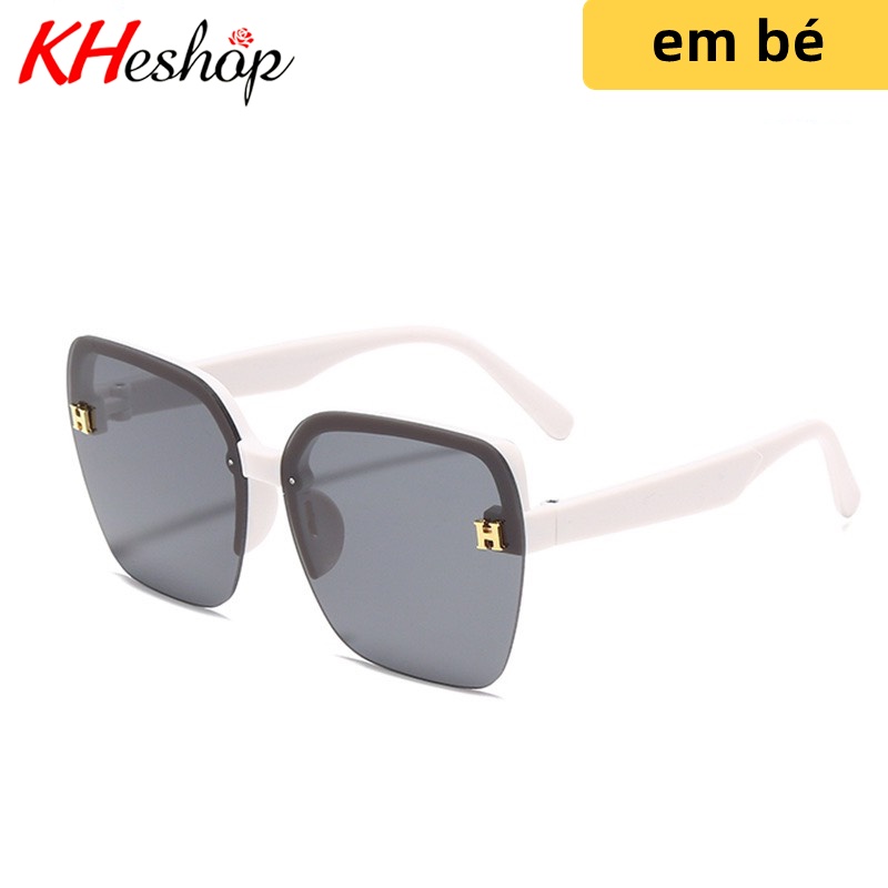 Kính Thời Trang mẫu mới nhất 2022 cho bé yêu form vuông viền nửa tròng chữ H siêu xinh mã Y8855