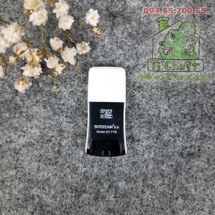 [Chính hãng-Ảnh Thật] Đầu đọc thẻ nhớ SIYOTEAM SY- T98 MicroSD/ TF/ Micro SDHC/ Micro SDXC
