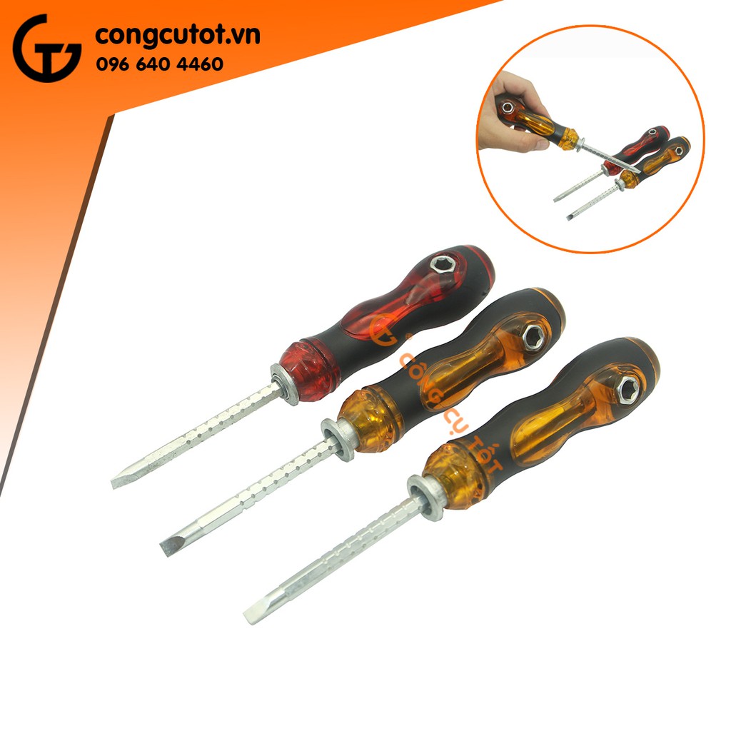 Tô vít 2 đầu cán tăng lực