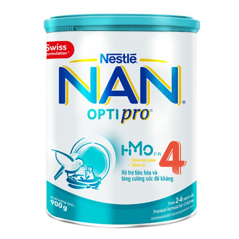 [CHÍNH HÃNG] Sữa NAN Optipro 4 lon 900g date mới nhất bimsuayennhi