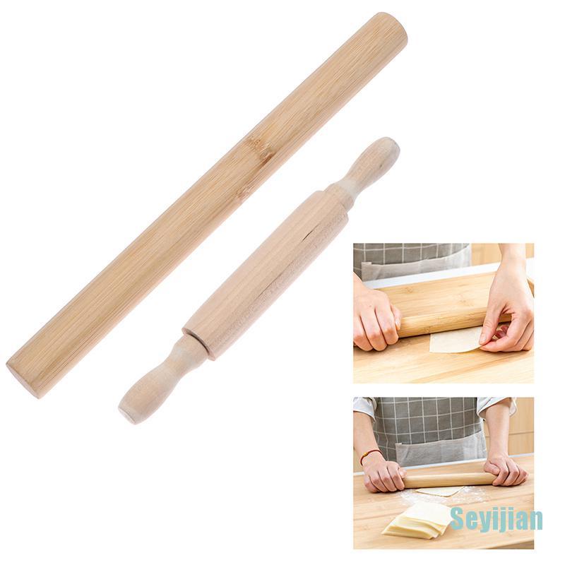 Cây Lăn Bột Làm Bánh Bằng Gỗ Chống Dính Tiện Dụng