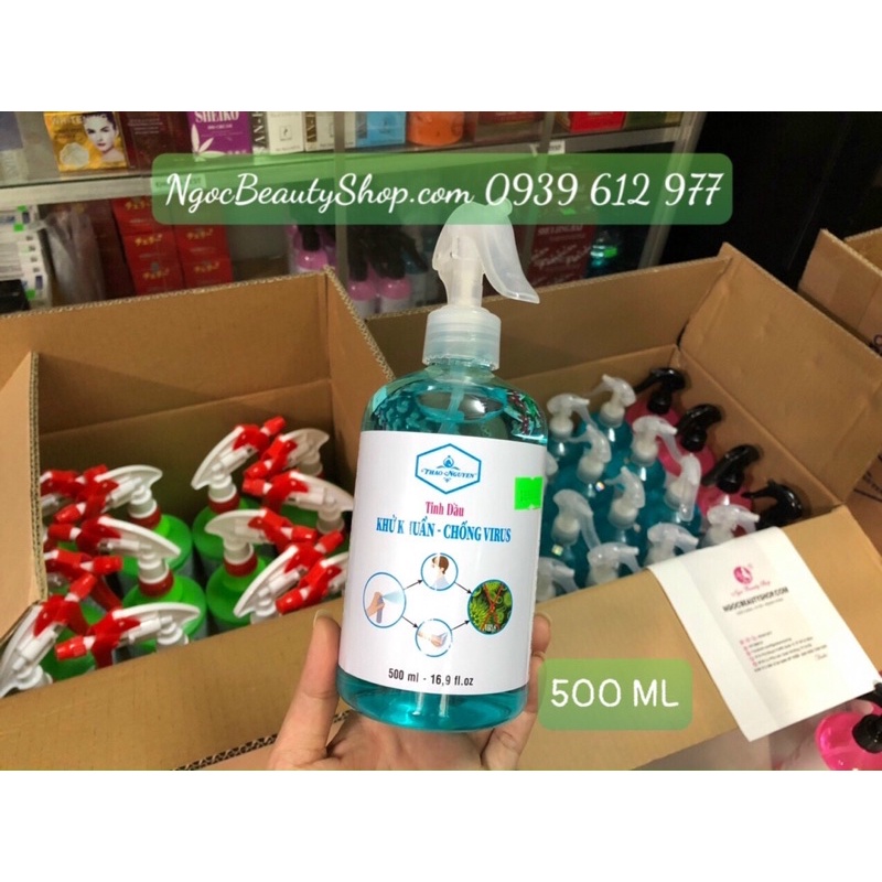 Tinh dầu sả chanh xịt khuẩn Thảo Nguyên